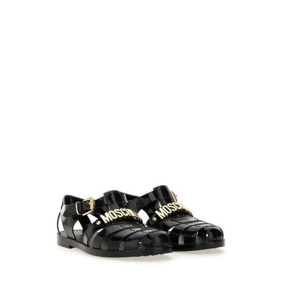 MOSCHINO COUTURE Jelly Fisherman Sandals Women BLACK - Picture 3 of 5